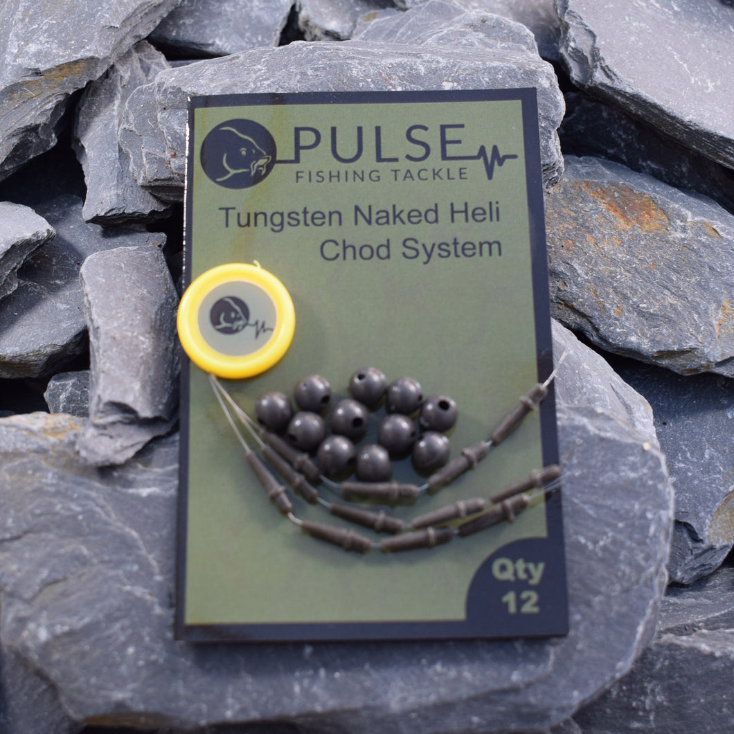 tungsten naked heli chod system, tungsten naked chod system